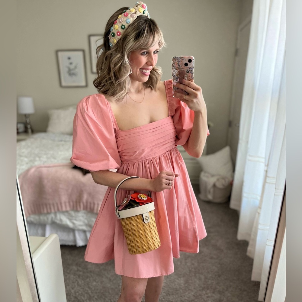 Abercrombie Emerson Puff Sleeve Mini Dress